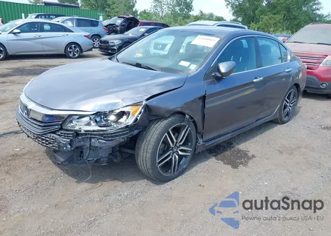 2016 Honda Accord Sport z USA, uszkodzony, nr VIN 1HGCR2F50GA028176